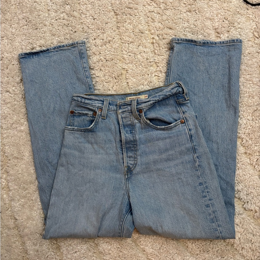 Levi's Light Blue Straight Jeans